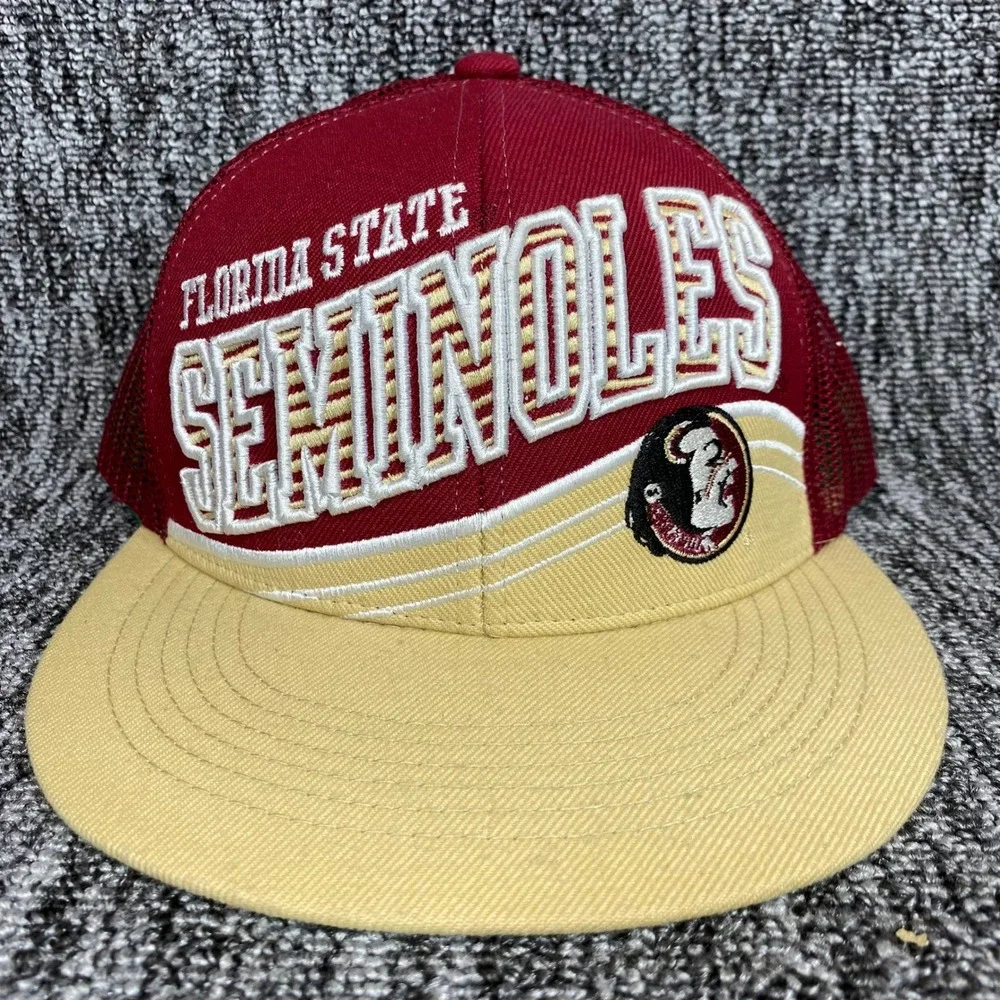 Top Of The World Florida State Seminoles Trucker Hat Snapback FSU Green Bottom